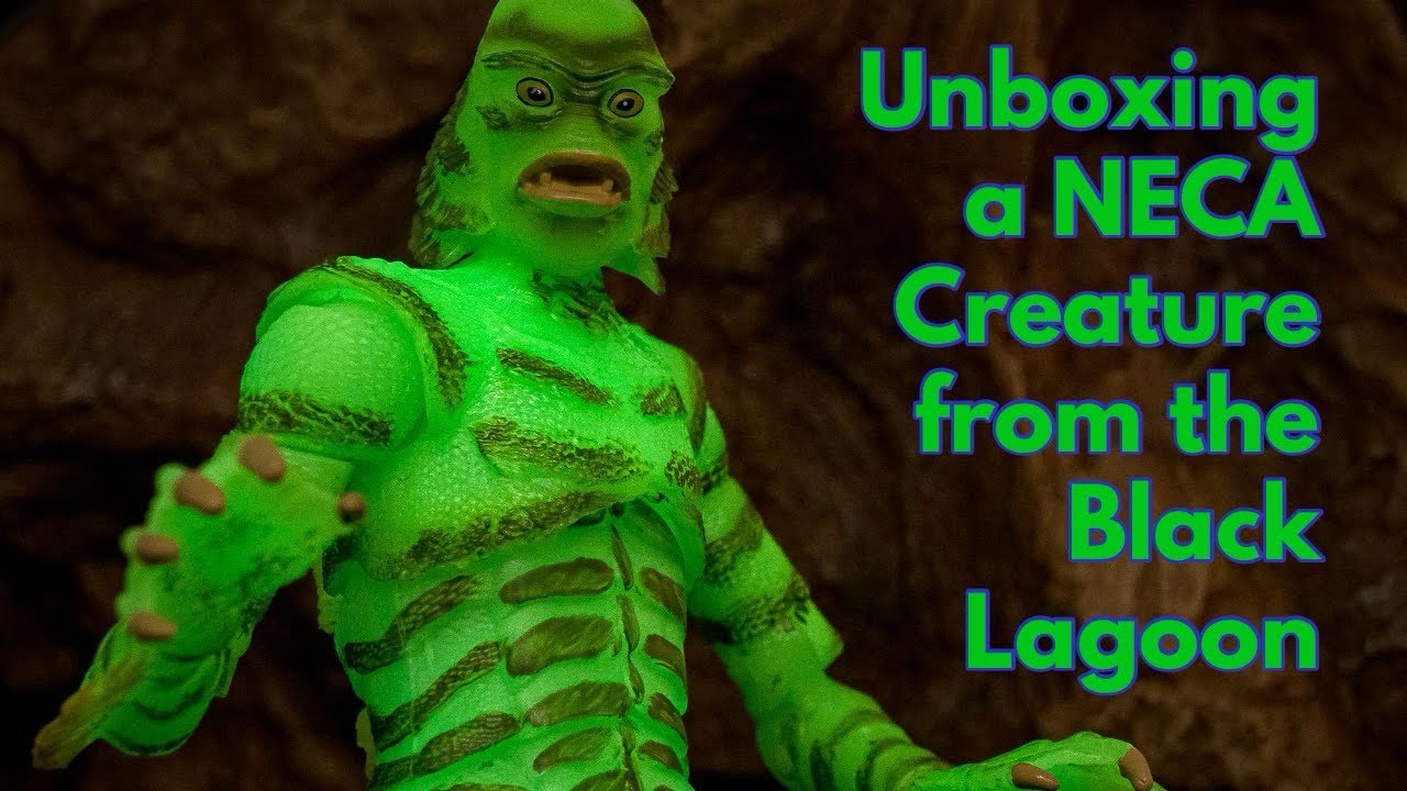 UNBOXING AN ENTERTAINMENT EARTH EX. NECA GLOW-IN-THE-DARK CREATURE FROM THE BLACK LAGOON 