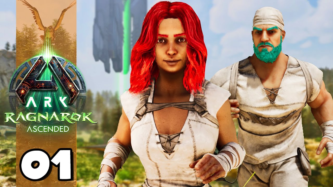 IN&Iacute;CIO &Eacute;PICO NO MAPA RAGNAROK! Come&ccedil;ando do Zero no ARK Ascended!