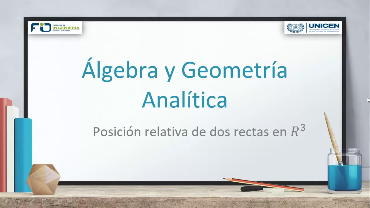 Posici&oacute;n relativa de dos rectas en R3