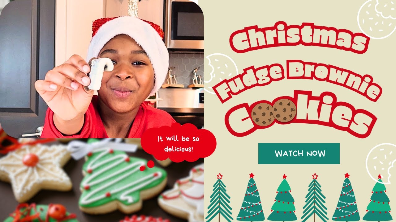 DAY 10 of DJ's 12 Days Of Christmas Series | Christmas Fudge Brownie Cookies | DJ's Circle