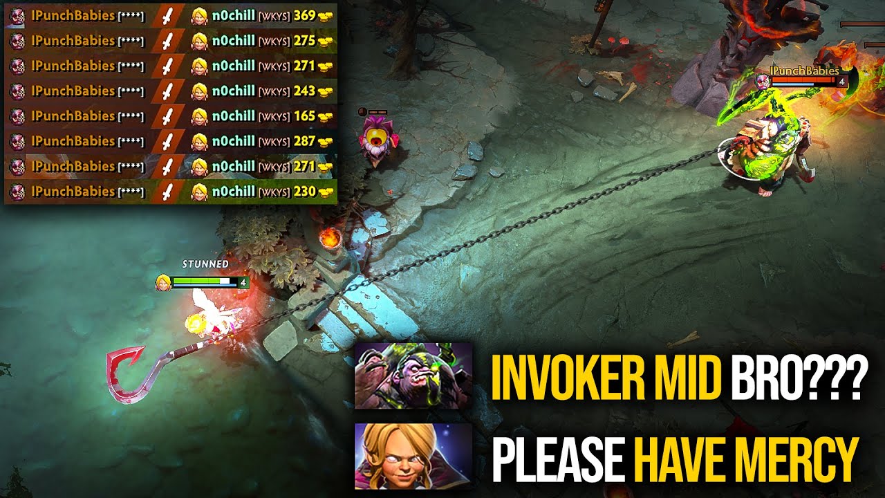 Pudge Turned INVOKER Into An INJOKER | Pudge Official