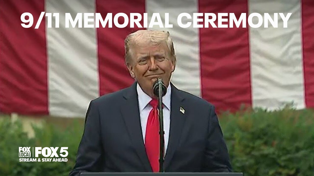 President Trump speaks at 9/11 Memorial Ceremony at the Pentagon