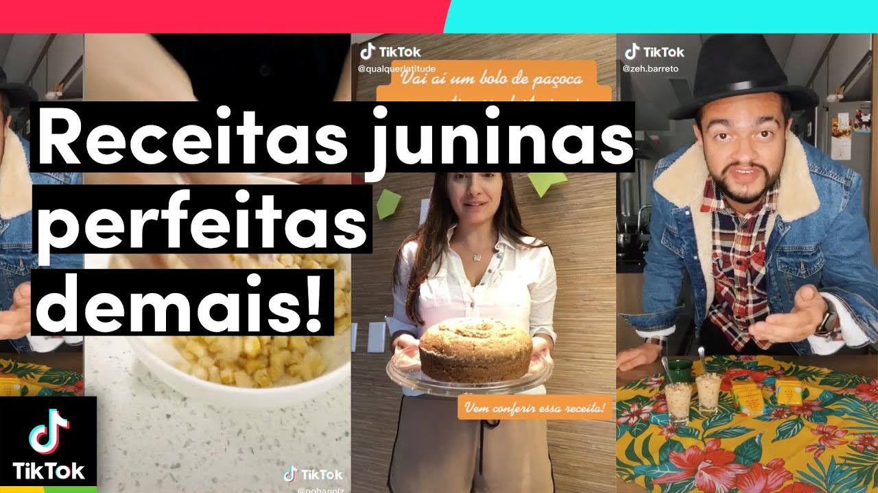 Receitas juninas que s&atilde;o uma del&iacute;cia! | TikTok Brasil