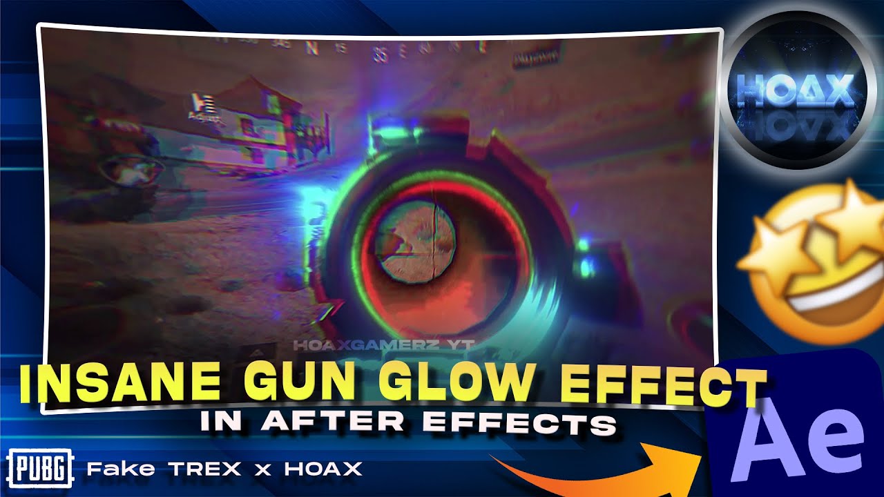 How to make this INSANE GUN GLOW effect || ft. @HOAXYT01