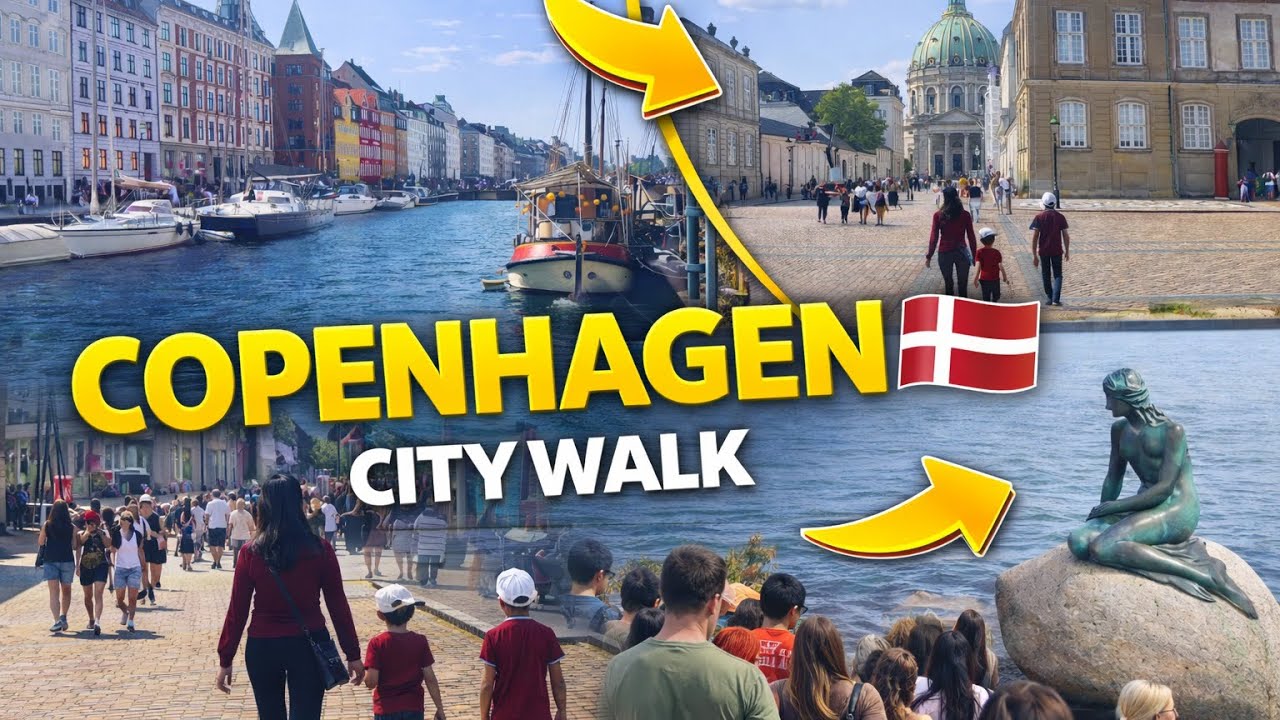 Walking from Kongens Nytorv to Nyhavn | Copenhagen, Denmark