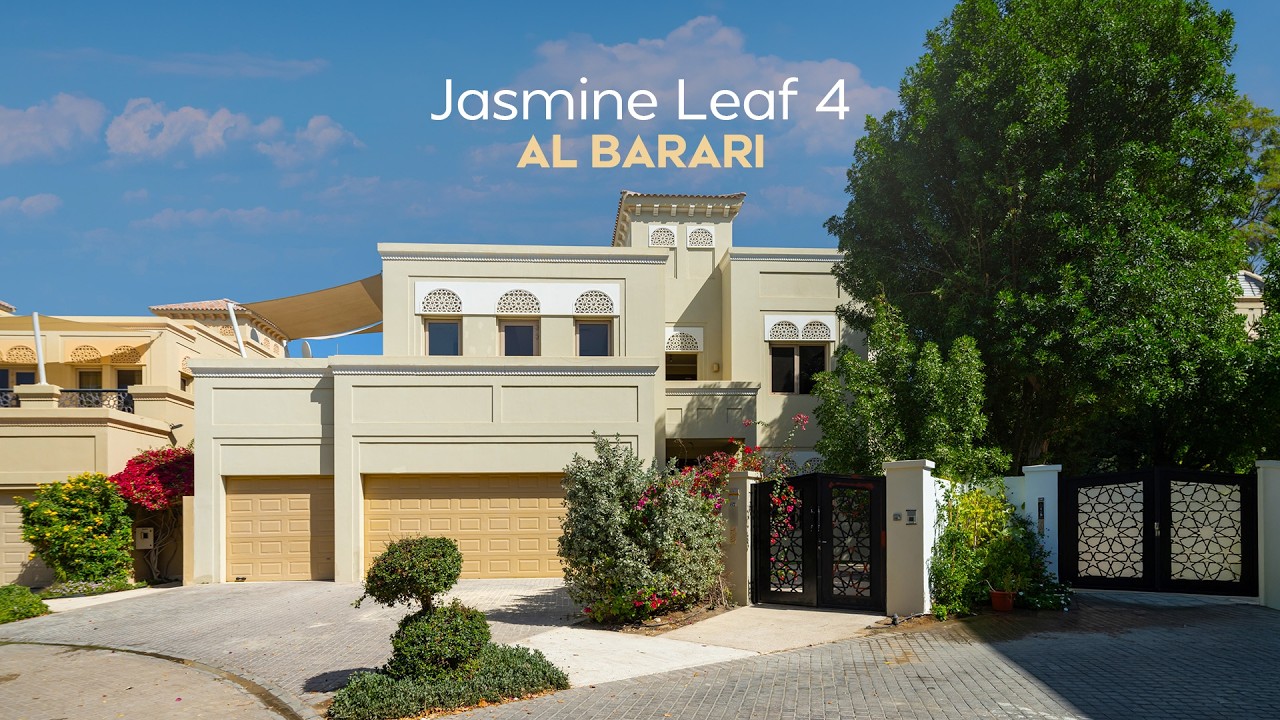 Inside a AED 1,300,000 Luxury Rental Villa | Jasmine Leaf, Al Barari