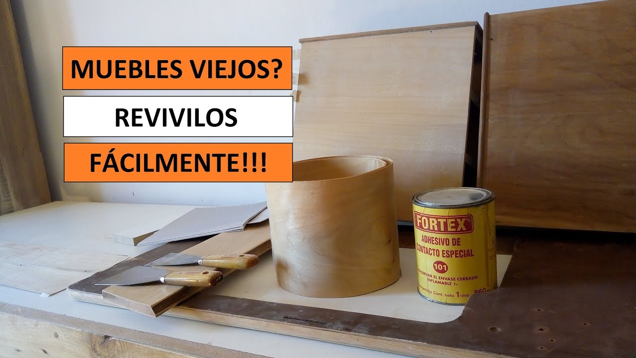 Enchapado muy fácil! Hazlo en tu casa - DIY