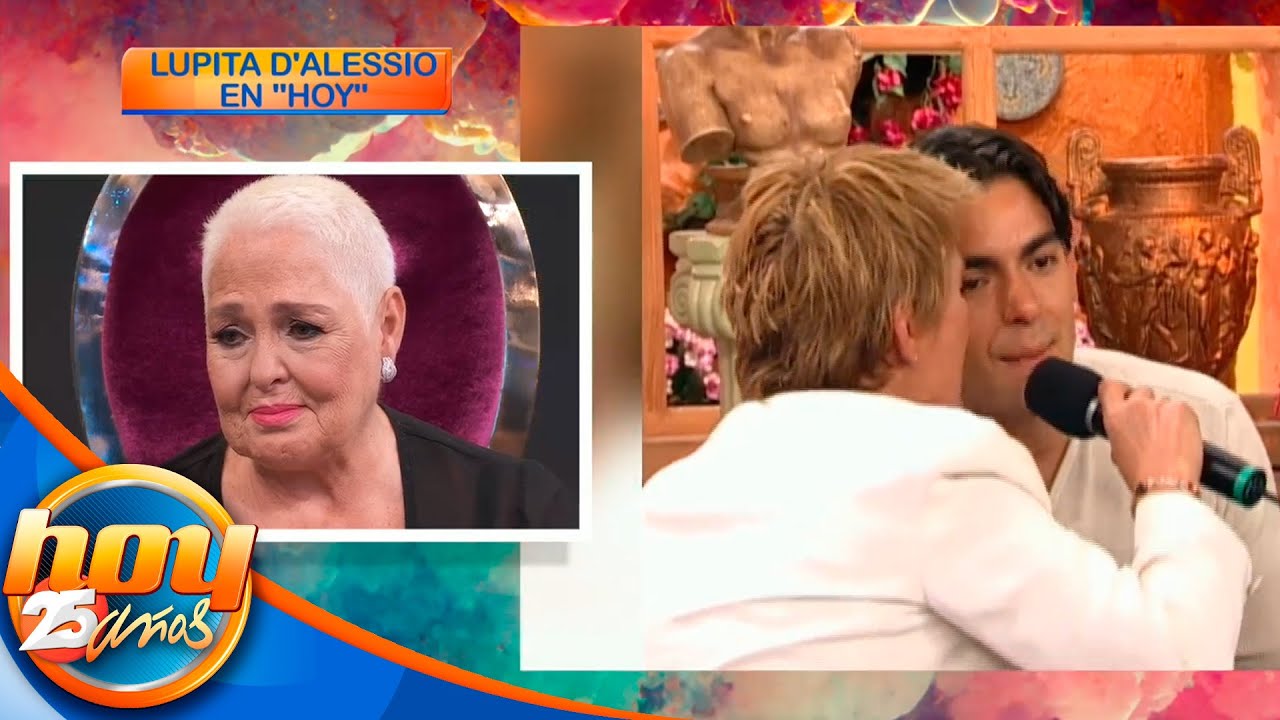 Lupita D'Alessio se conmueve al ver un video con su hijo Ernesto D'Alessio | Programa Hoy