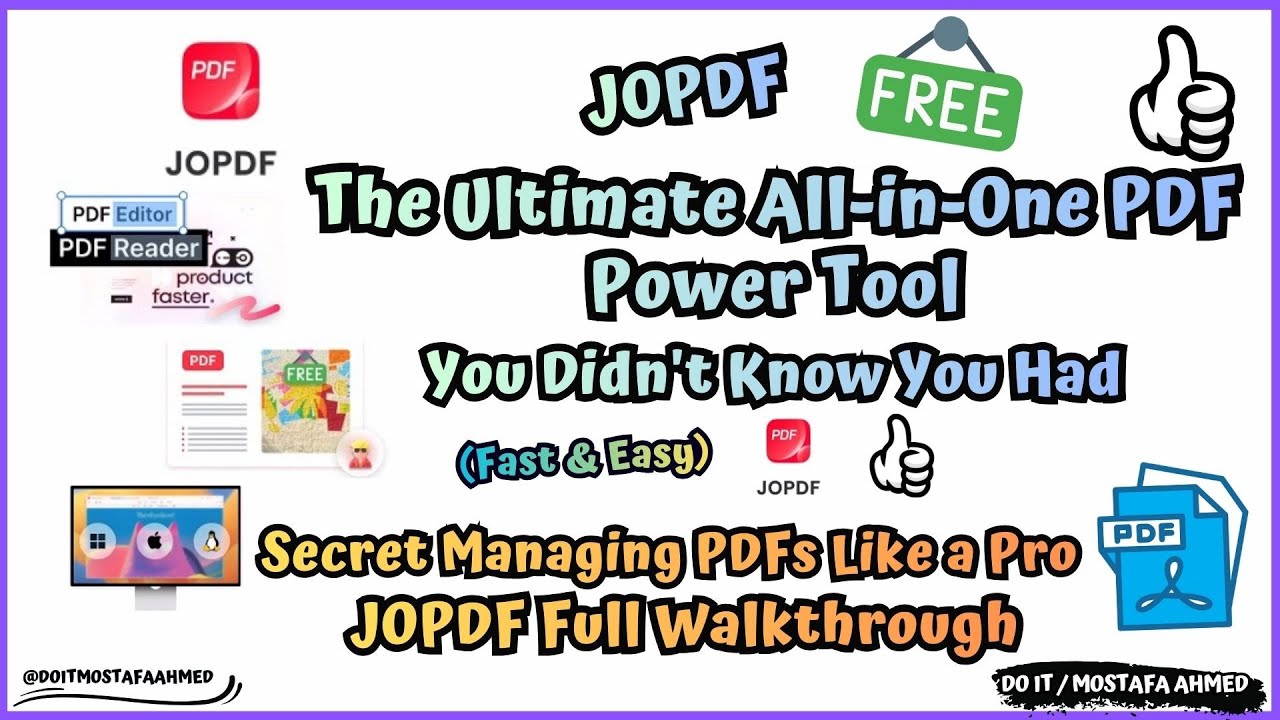 Универсальный инструмент для работы с PDF-файлами | JOPDF | Используйте прямо сейчас, это бесплат...