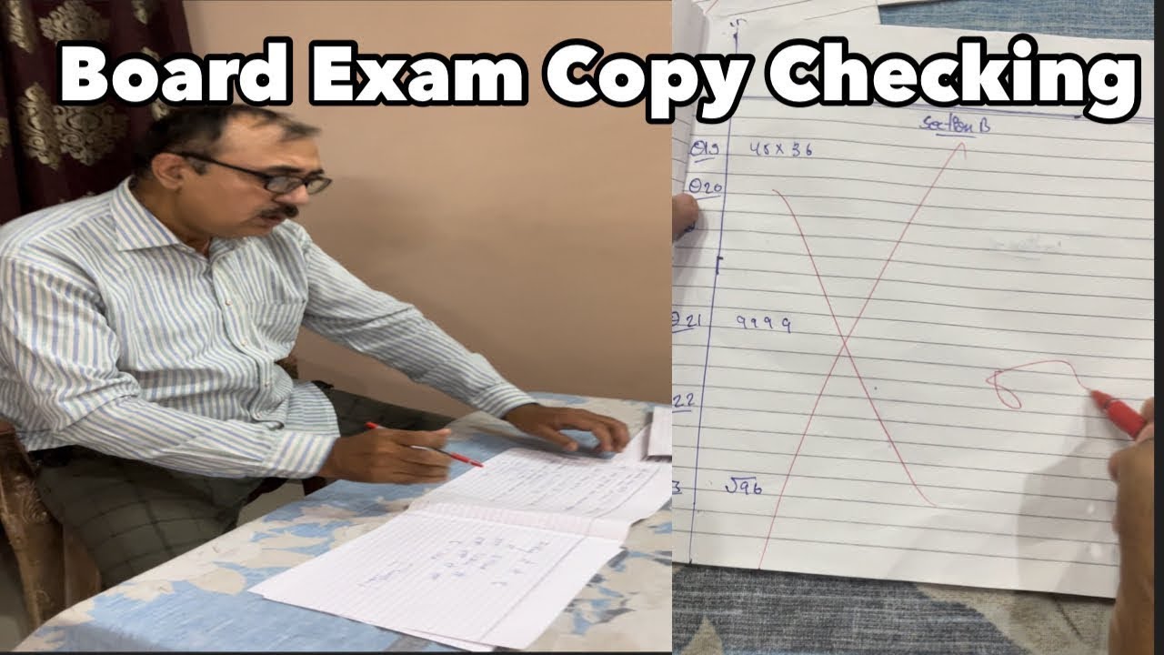 Class 10 Board Exam मैं ऐसे होती है Copy Check | Board Exam 2025