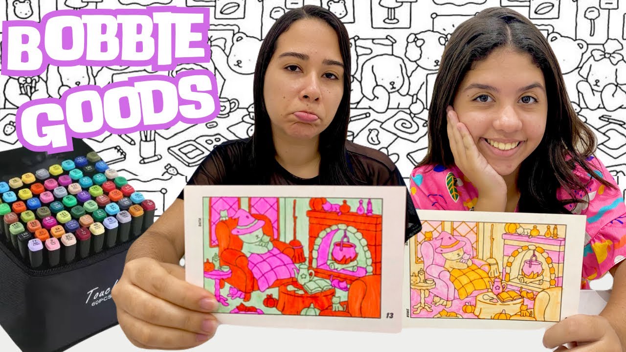 COLORINDO BOBBIE GOODS COM 3 CORES | QUEM PINTAR MELHOR GANHA 
