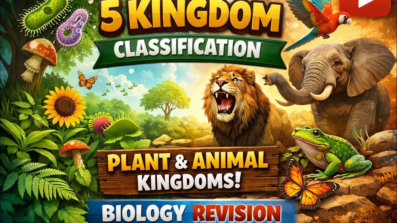 5 Kingdom classification ( specially Plant & Animal kingdom) // Biology Revision #ssccgl #biharsi 