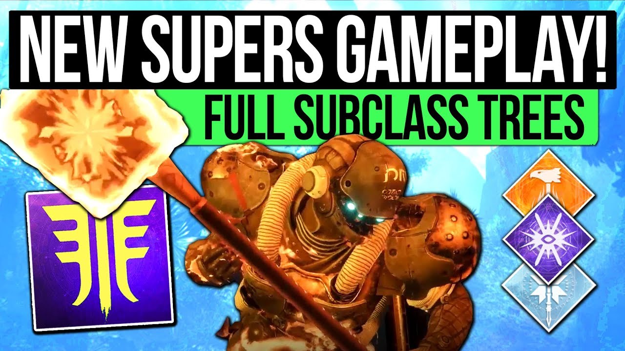 Destiny 2 Forsaken | ALL NEW SUBCLASS TREES! New Subclass Perks, Class Abilities & Supers!