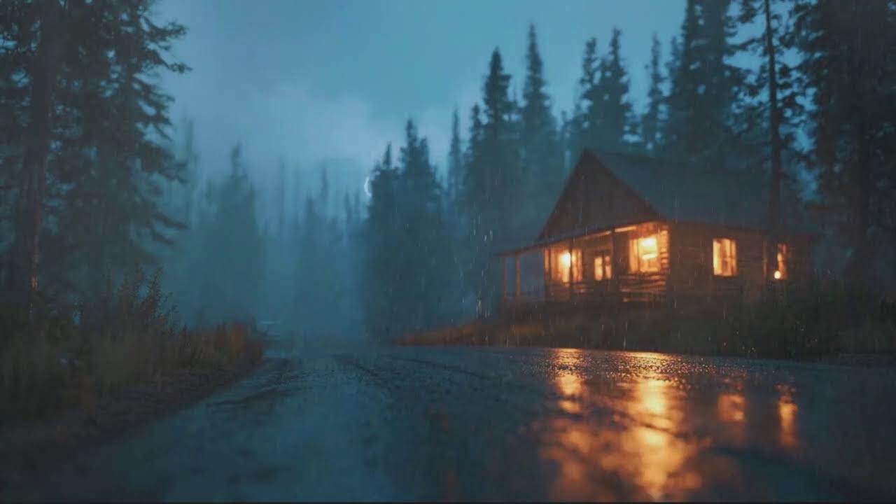 Rain and Thunderstorm Ambience That Helps You Sleep Deeper All Night Long