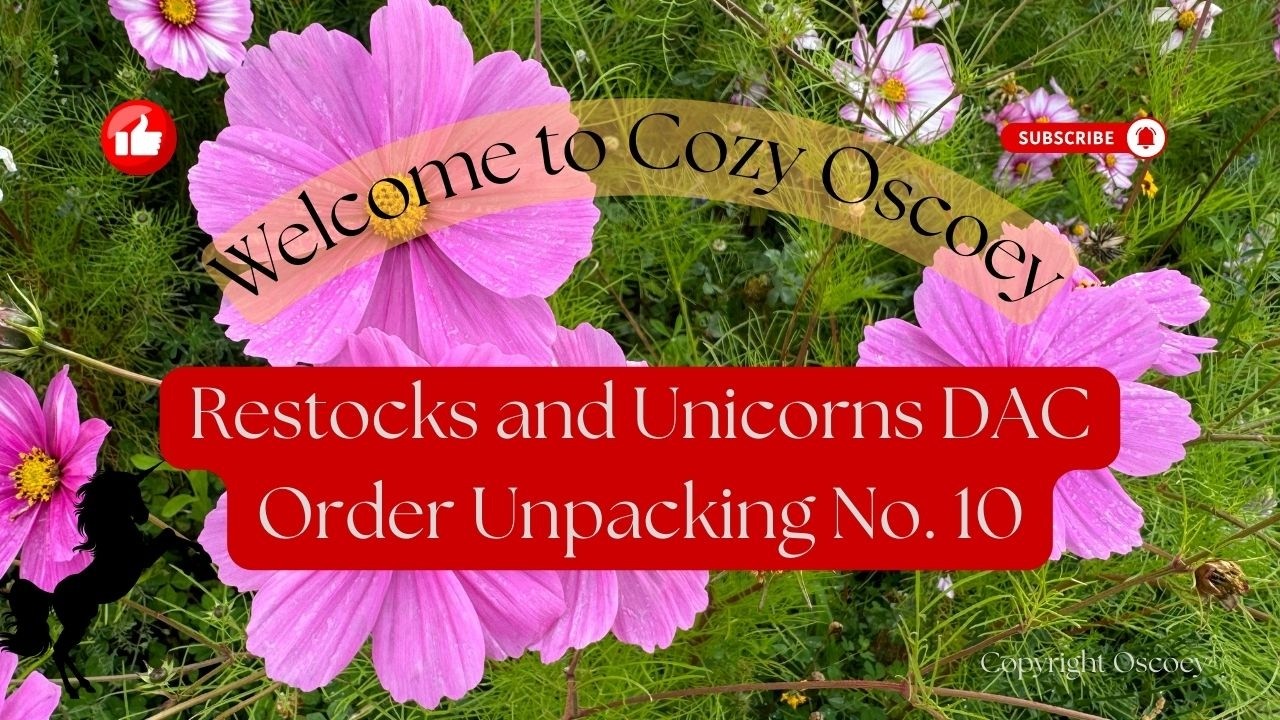 Diamond Art Club Order Unpacking No. 10 - Restocks and Unicorns