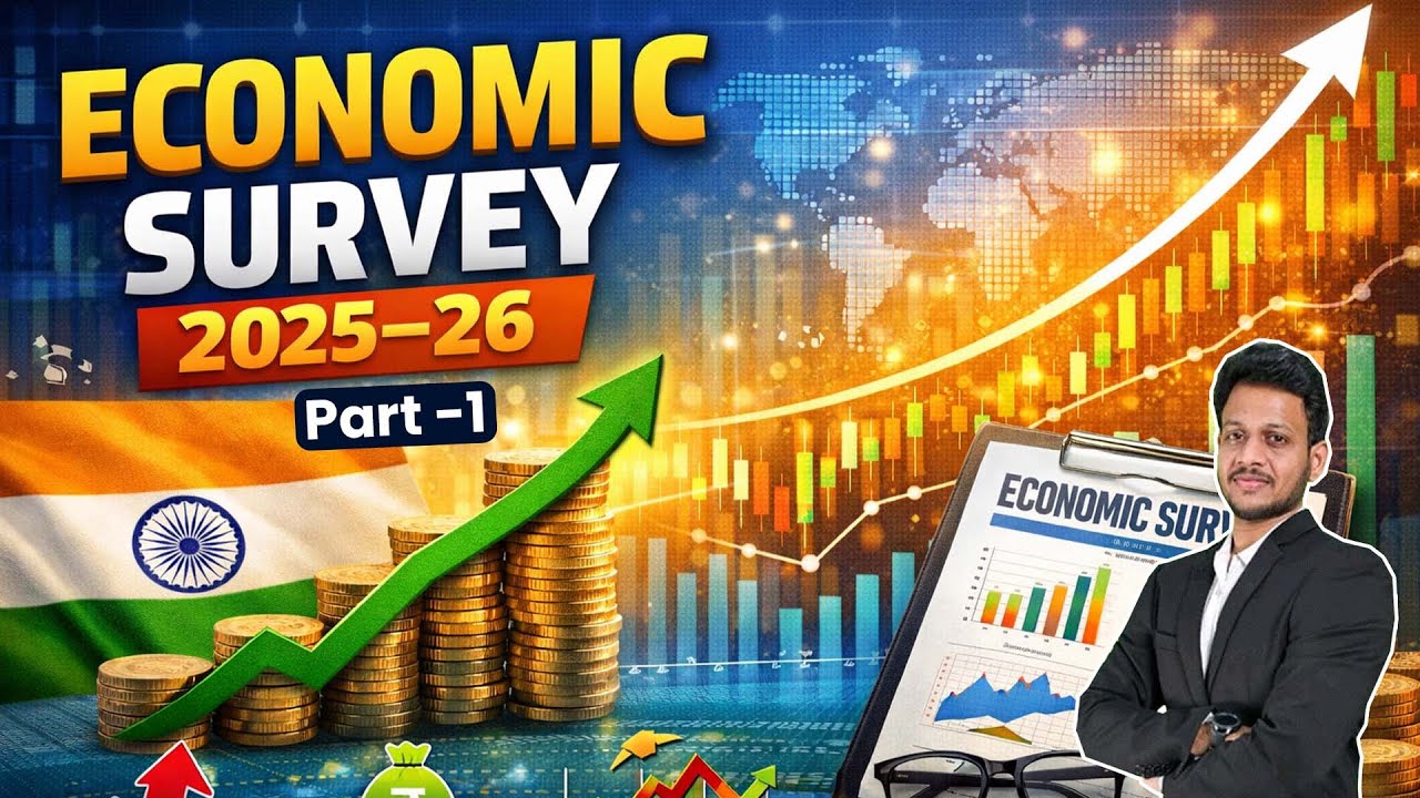 Economic Survey 2025&ndash;26  Part -1 | by Mr. Bharat  #iascoaching #upsc #aksias