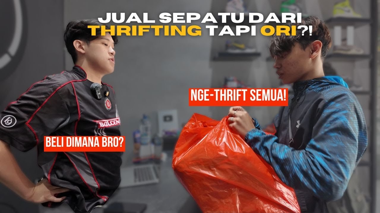 Sepatu Thrift Lo 100% Palsu!
