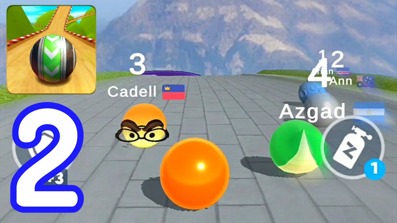 Racing Ball Master 3D-(Gameplay 2)-Niveles Del 11 Al 20