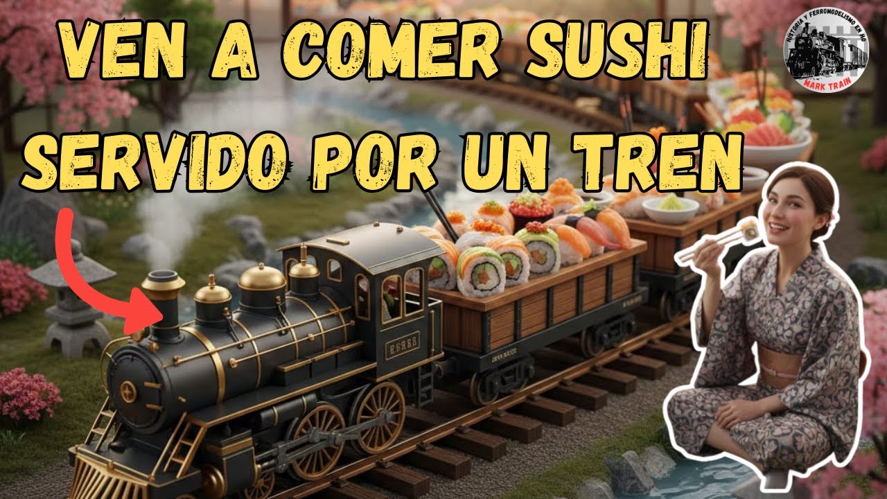 Buffet de sushi en Madrid: una experiencia sobre raíles