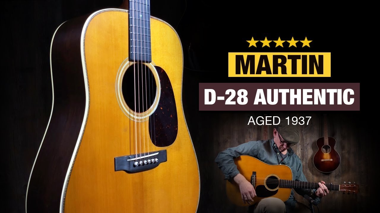 Martin D-28 Authentic 1937 Aged - Madagascar & Adirondack for the Win!