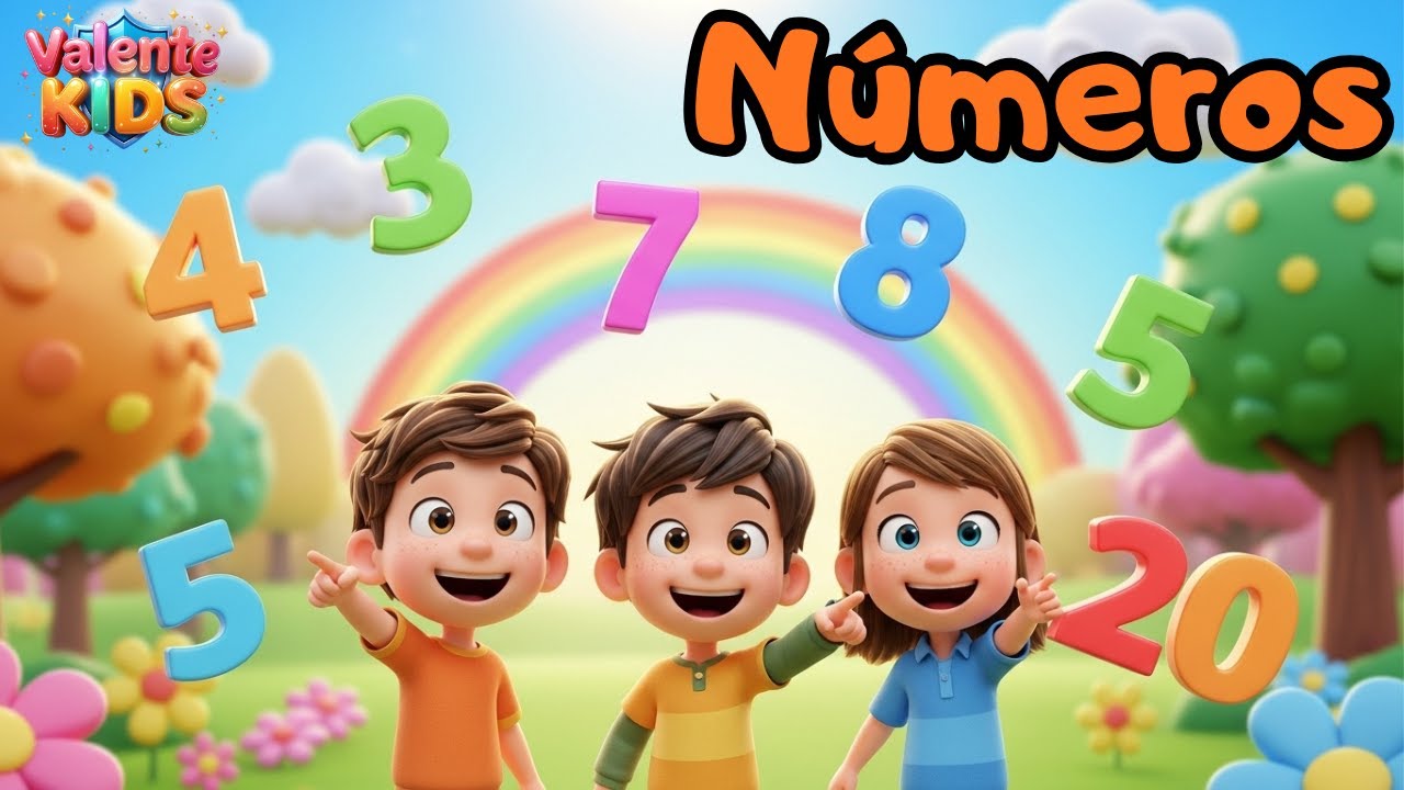 🟡 Brincando e Aprendendo com os Números 👧🎶 | Contagem 1 ao 20 | Música Infantil Educativa