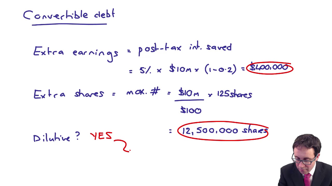EPS - diluted EPS Example - ACCA Financial Reporting (FR)