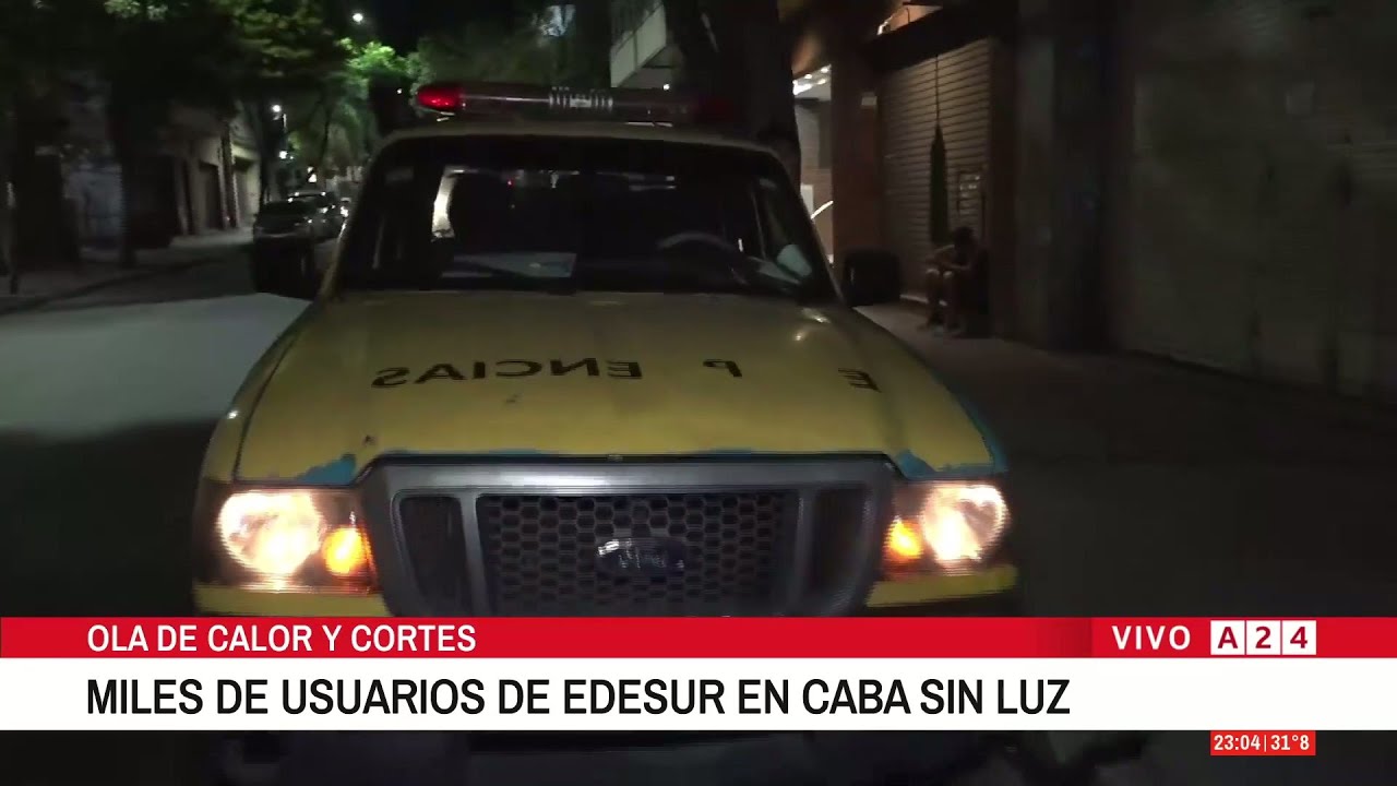 🔴VOLVIERON LOS CORTES DE LUZ: MILES DE USUARIOS DE EDESUR EN CABA SIN LUZ