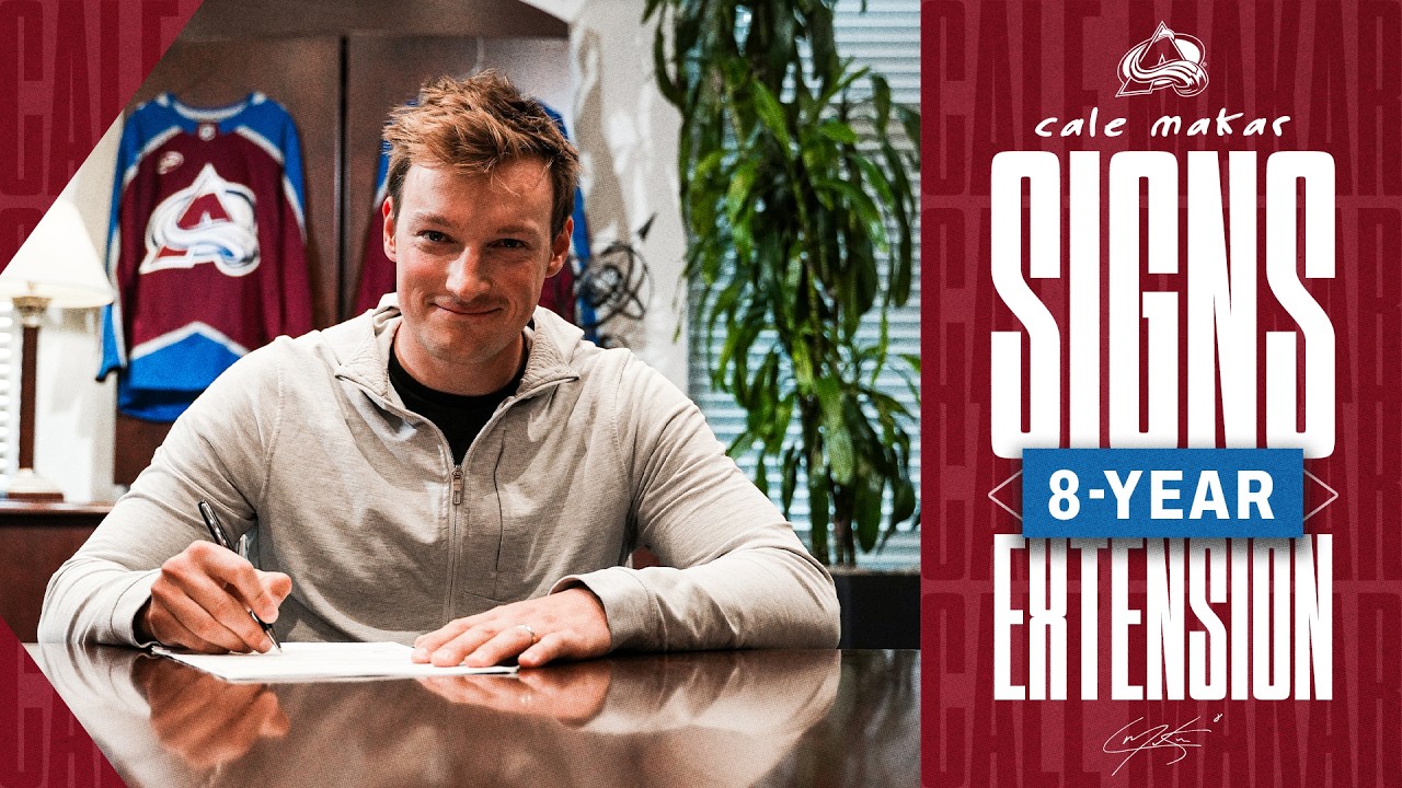 Cale Makar Signs Eight-Year Extension | Full Sit-Down Interview