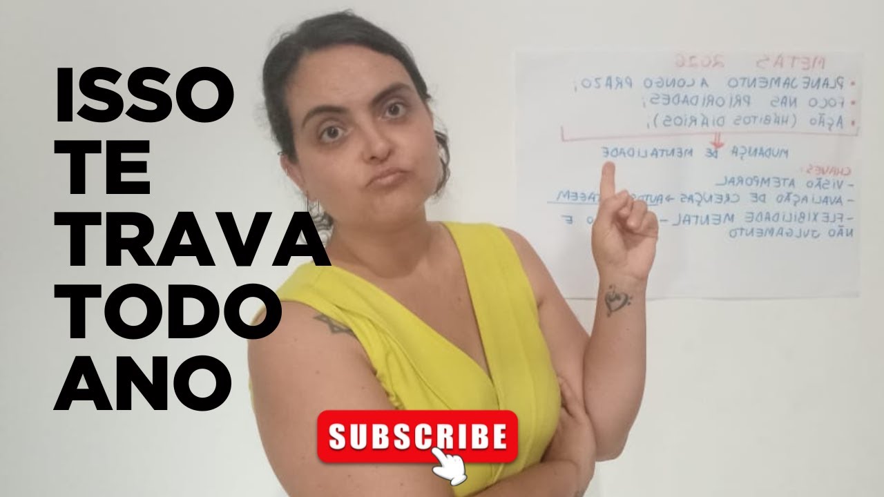 Metas 2026/O que está te impedindo de alcançar seus objetivos? O PROBLEMA NÃO É VOCÊ#metas2026