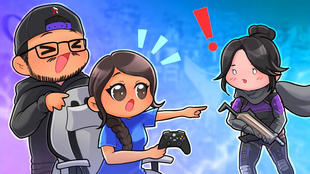 TEACHING MY WIFE HOW TO PLAY APEX LEGENDS
