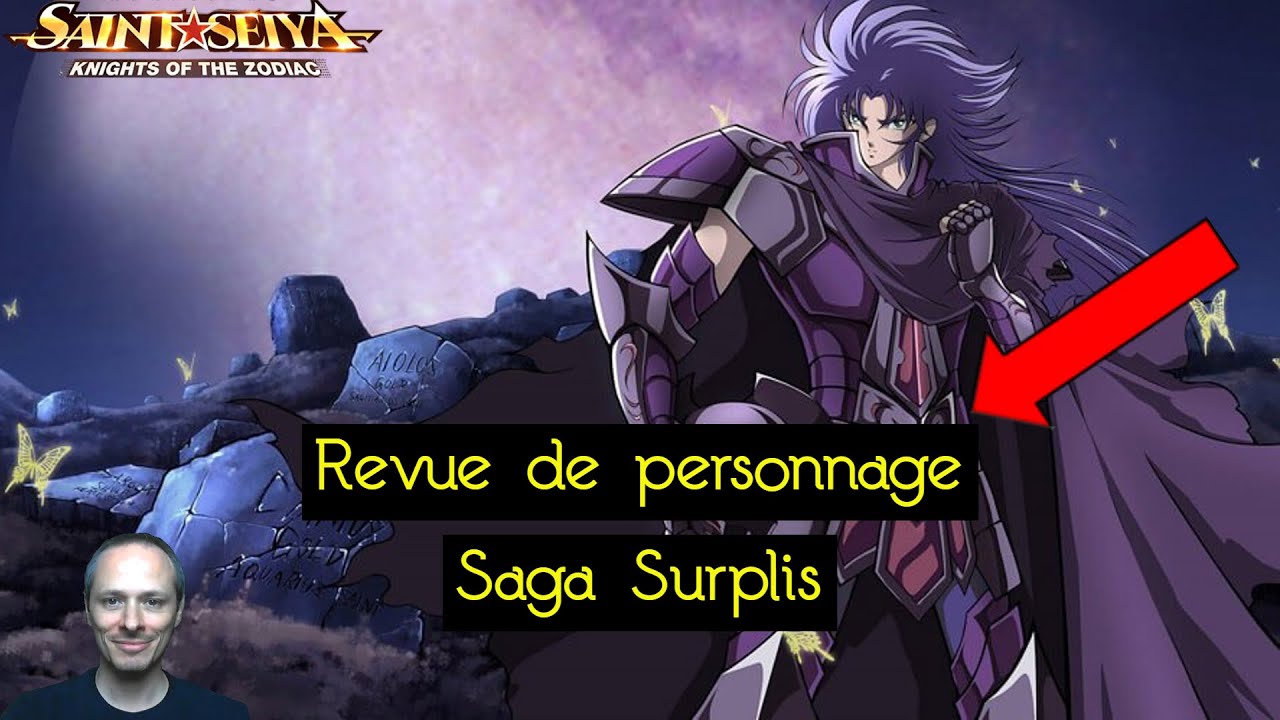 Revue du personnage Saga Surplis - Saint Seiya Awakening