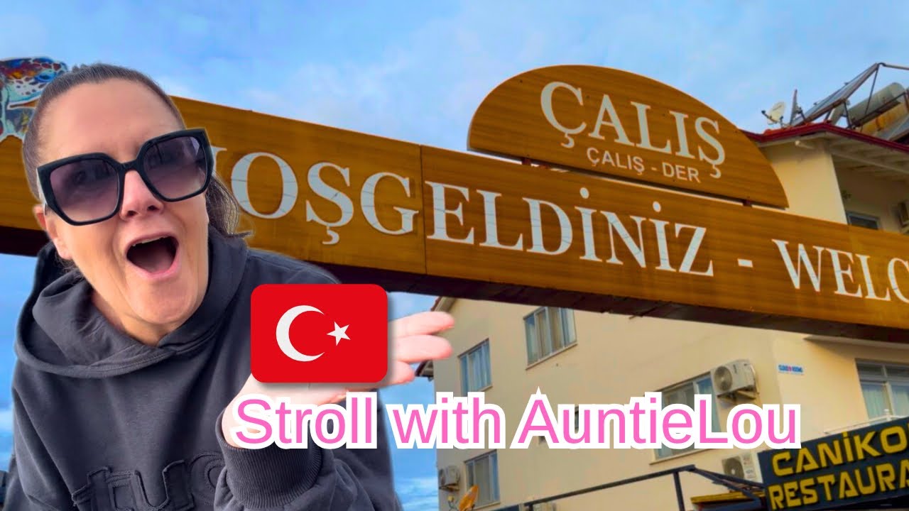 🇹🇷 &Ccedil;ALIȘ | PORANNY ZIMOWY SPACER Na Plaży &Ccedil;ALIŞ Z Ciocią Lou