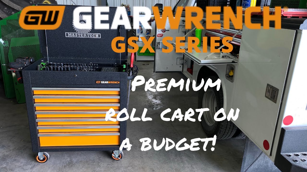 Gearwrench GSX series 35” 7 drawer roll cart review.