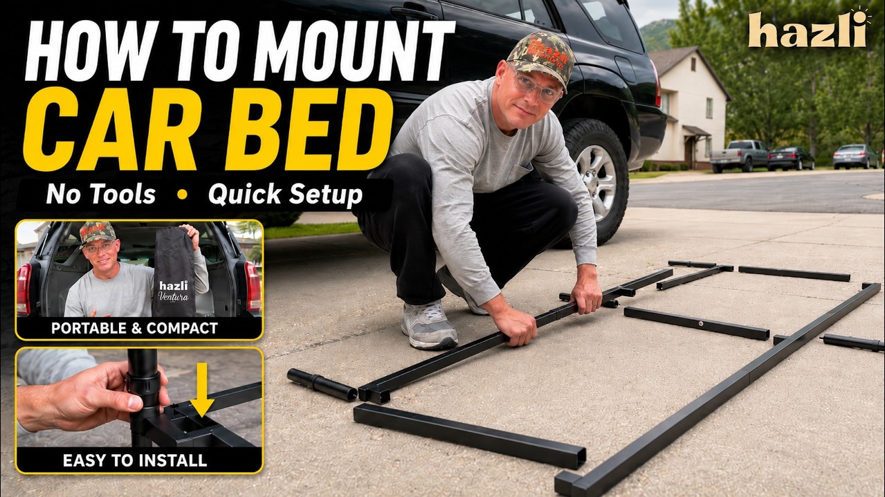 How to Install the Hazli Platform Bed for Car Camping