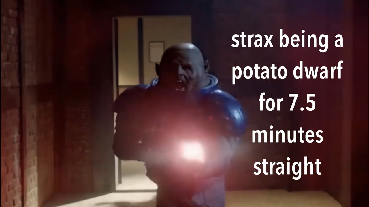 strax being a potato dwarf for 7.5 minutes straight ~ doctor who