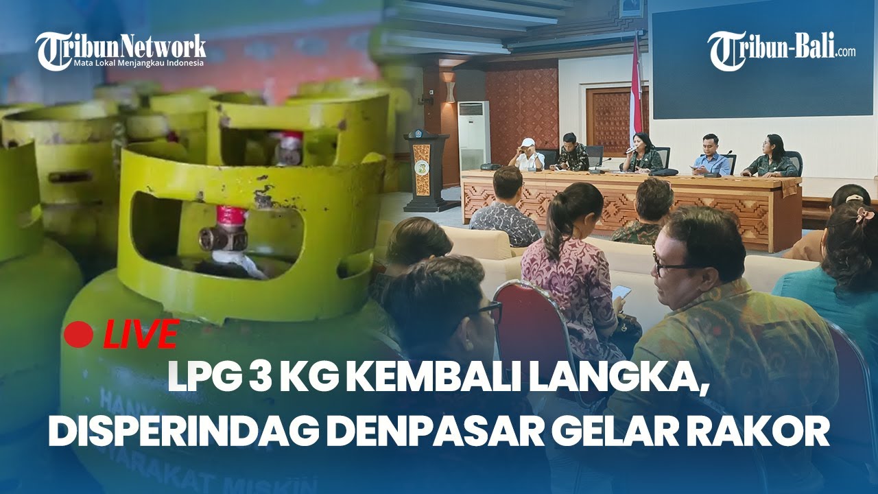 🔴LPG 3 Kg Kembali Langka, Disperindag Denpasar Bali Gelar Rakor Bersama Pertamina hingga Polresta
