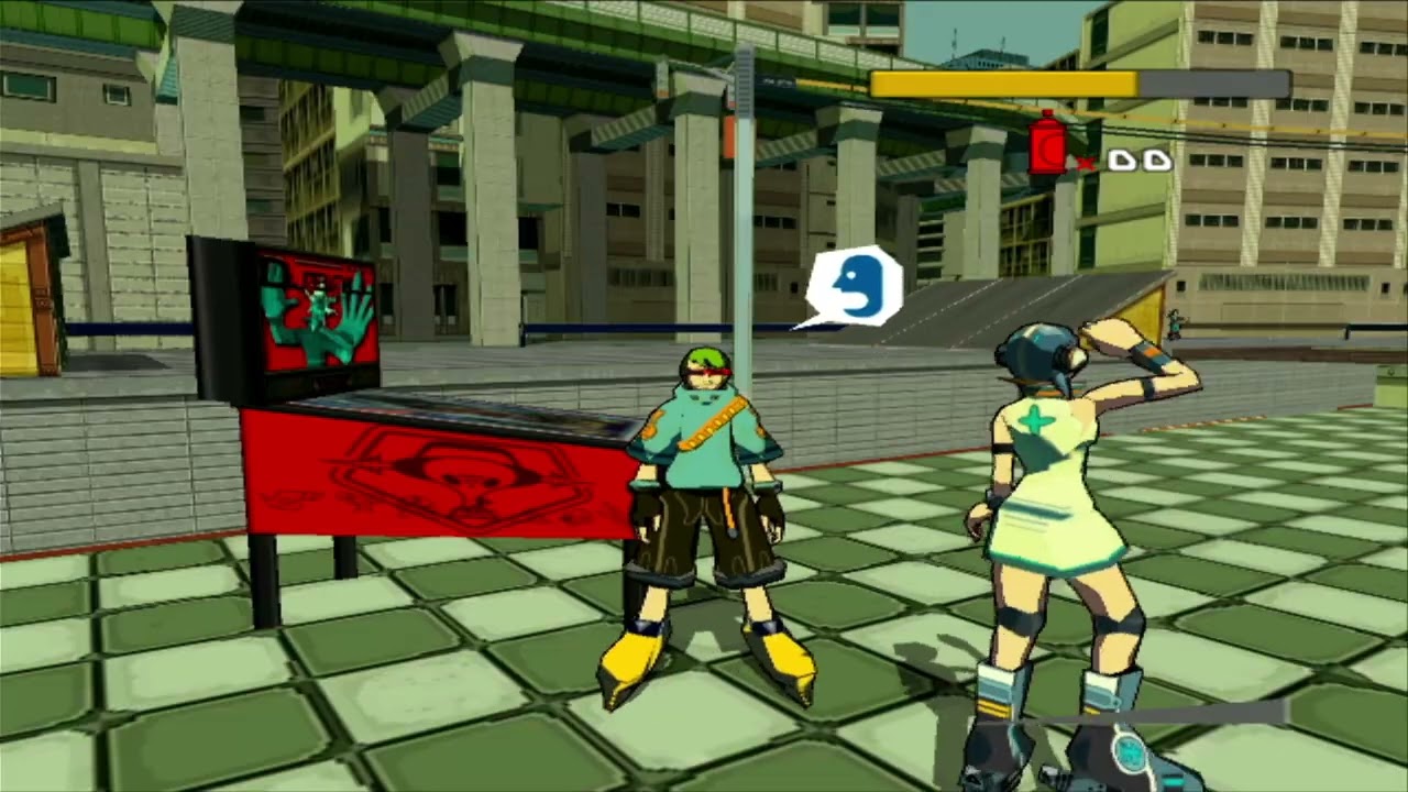 JET SET RADIO FUTURE GAMEPLAY TEST ON RGH XBOX 360 480P