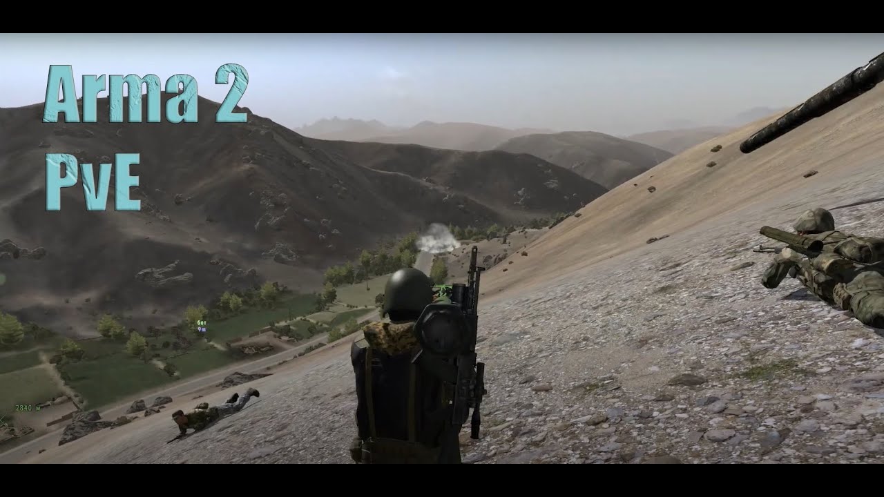 Arma 2 Новое видео играю в сети