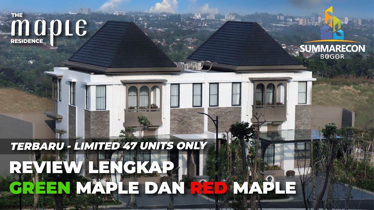 Rumah Sultan Diatas Bukit, MAPLE RESIDENCE SUMMARECON BOGOR, Viewnya BEST OF THE BEST!