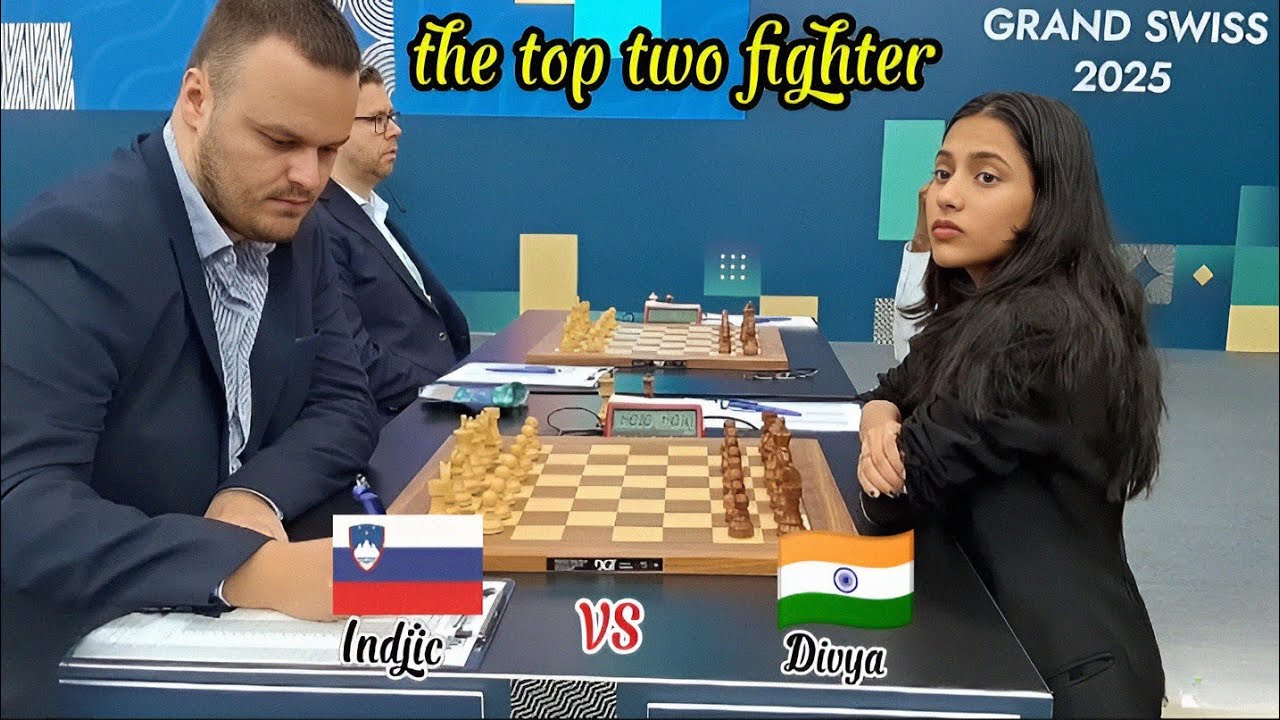Aleksandar Indjic vs Divya Deshmukh | Fide Grand Swiss 2025 | Round 10