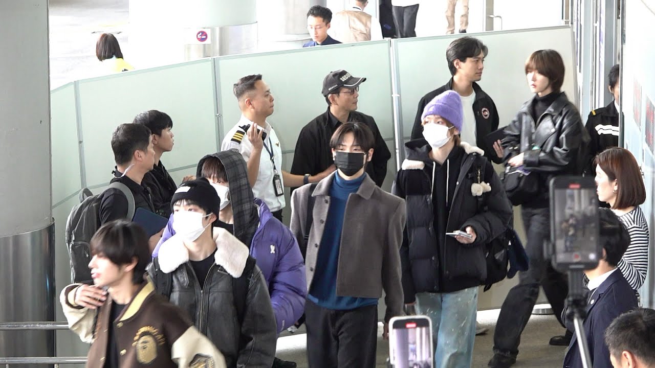 IDID (아이딧) 香港空港 Hong Kong Airport Arrival 20251126 #MAMA (Korea→Hong Kong)