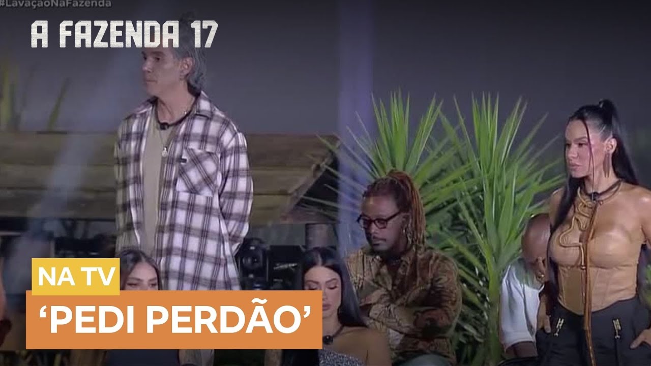 'Eu estava nervoso', explica Fernando sobre água jogada em Tàmires | A Fazenda 17