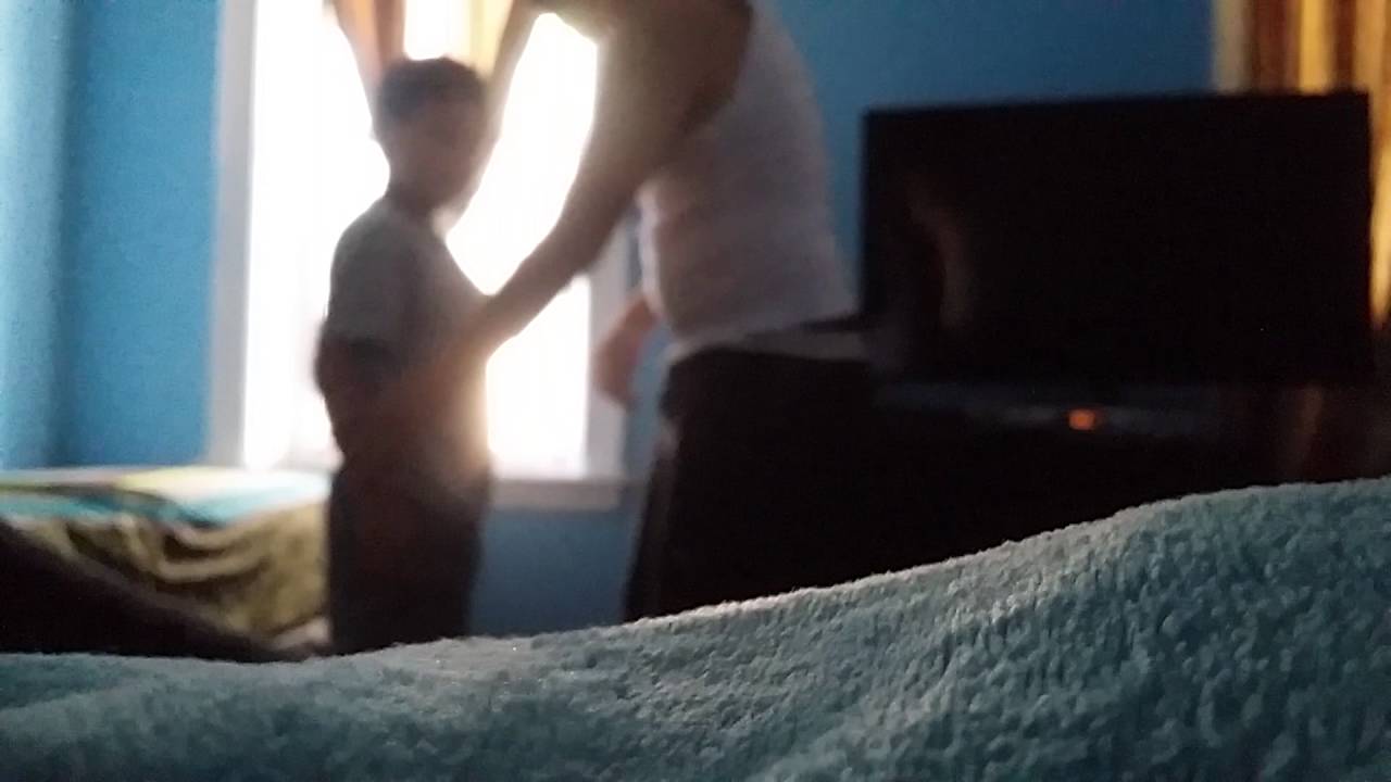 Eric's pants fall down by my brother