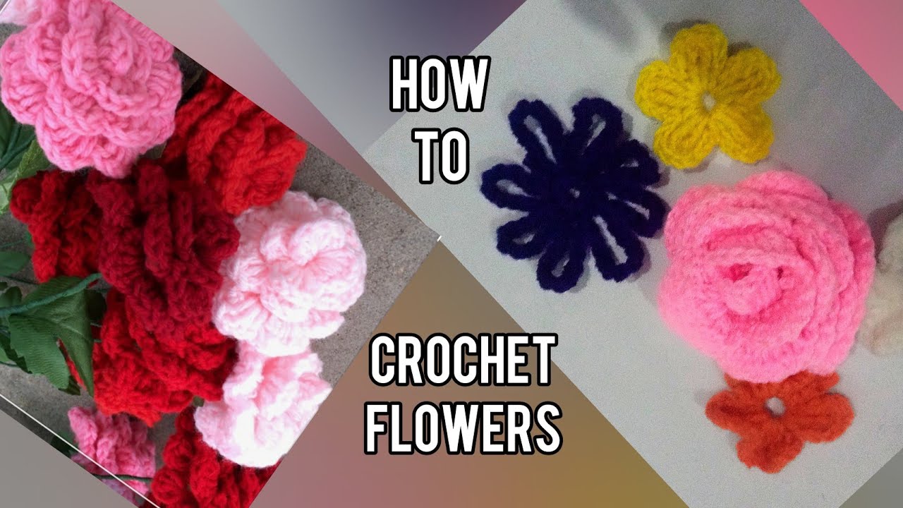 How To Crochet Rose Flower Stitch and Others - C_clean Crochê