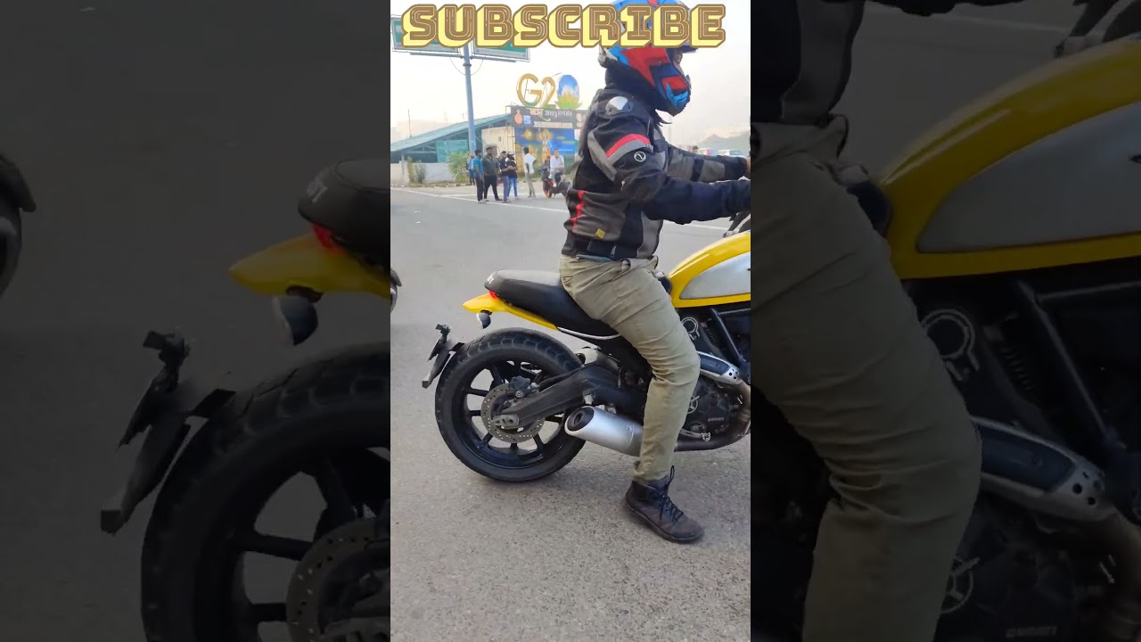 Ducati Scrambler 800 Icon | Scrambler on the Road | Best cafe Racer bike #youtubeshorts #scrambler