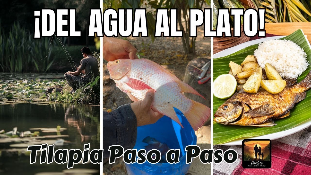 Cómo Pescar, Limpiar y Preparar Tilapia Roja | Receta Fácil y Paso a Paso