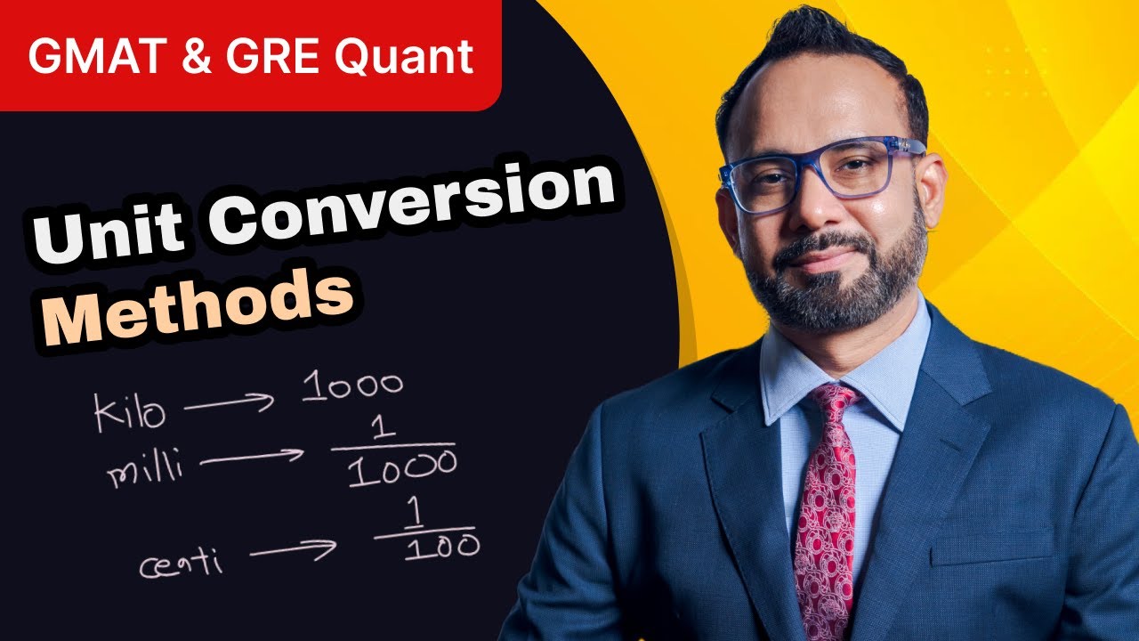 Unit Conversions Made Easy! | GMAT & GRE Quant | The Star Tutor