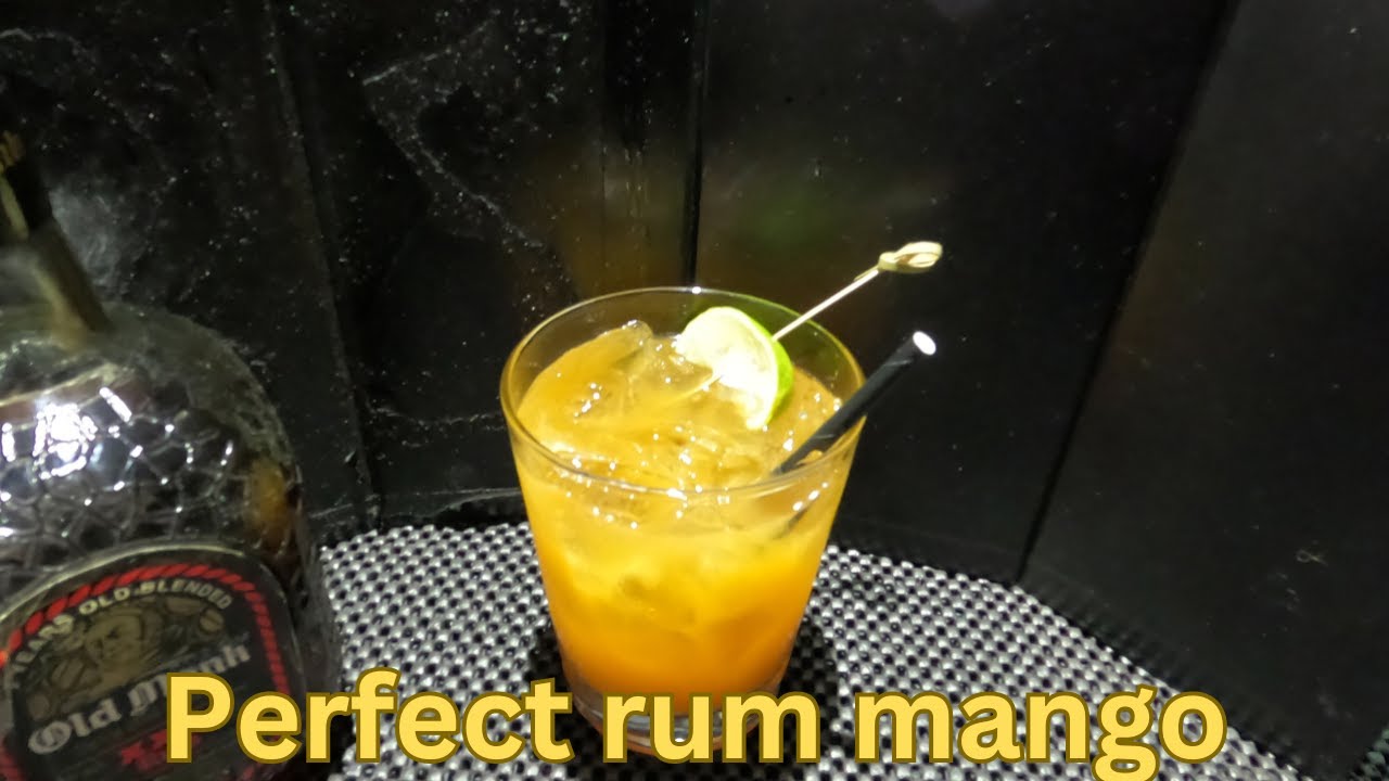 OLD MONK MANGO cocktail