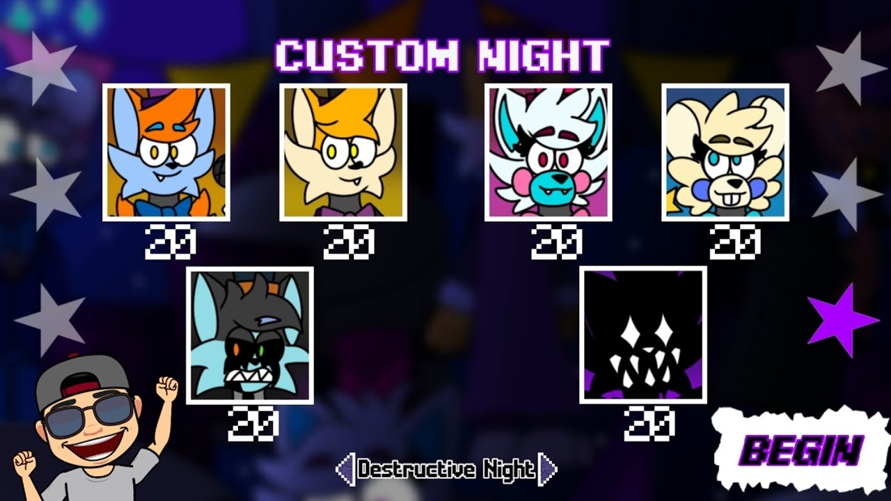 6/20 MODE! | THOSE NIGHTS AT VILLCA'S (CLASSIC EDITION) | MODO 6/20 | CUSTOM NIGHT | FNAF FAN GAME |