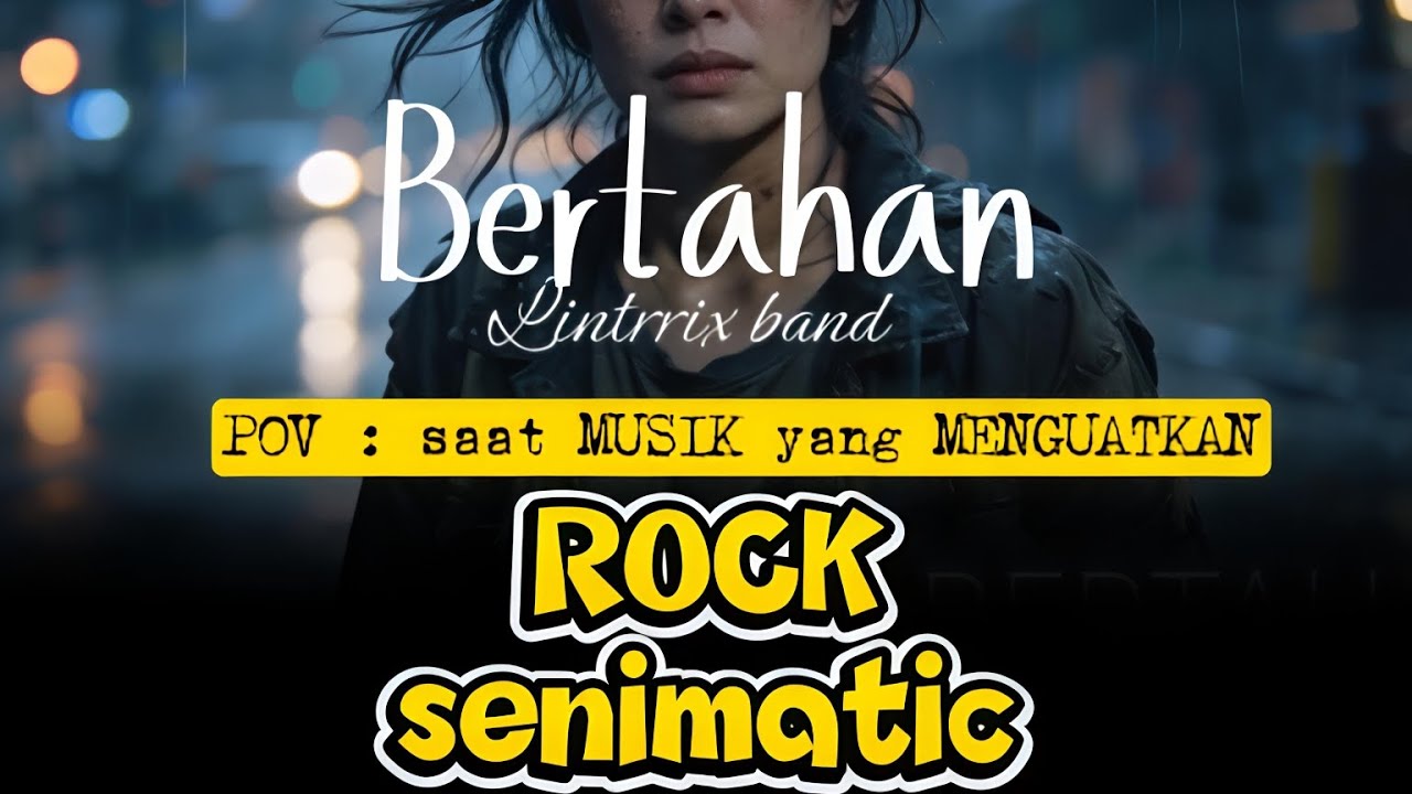 BERTAHAN – Lead Gitar Menyayat di Tengah Hujan | Rock Cinematic